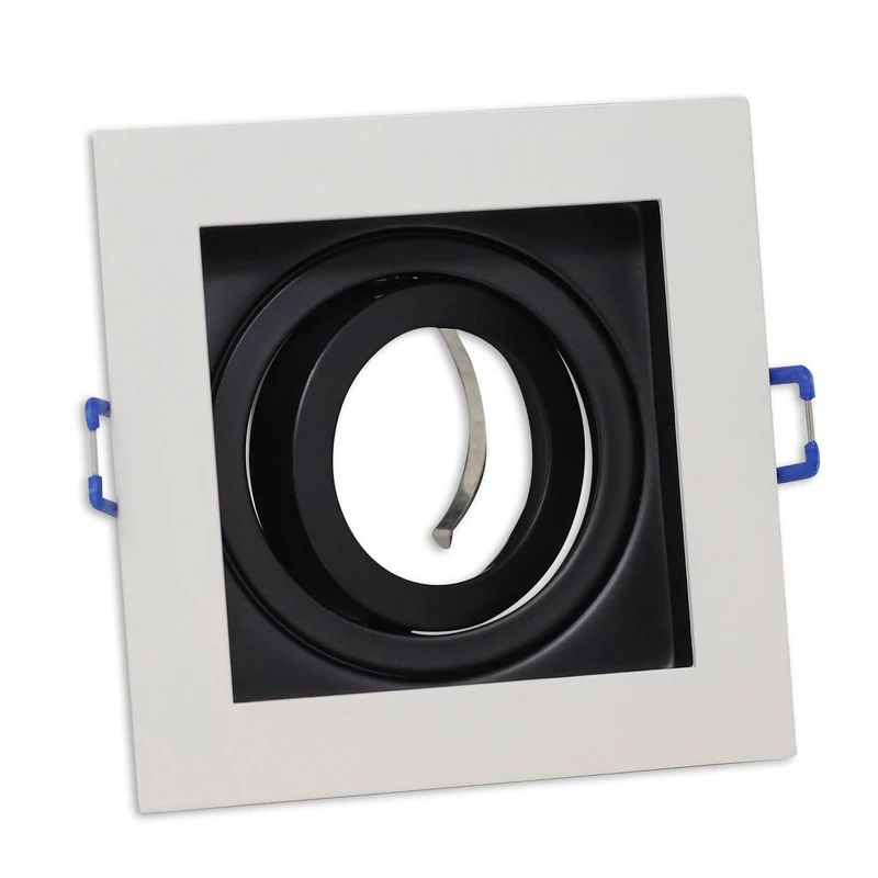 LED Einbaustrahler 3-6,5W eckig rund 230V flach Spot Strahler 90-95mm