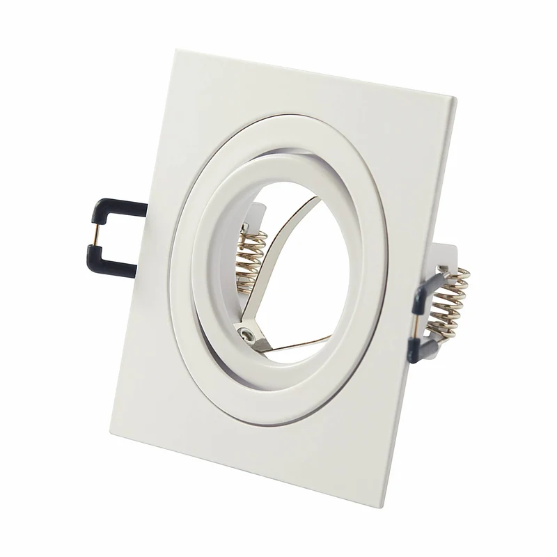 LED Einbaustrahler eckig 230V flach Einbau-Spot Lampe 75-85mm