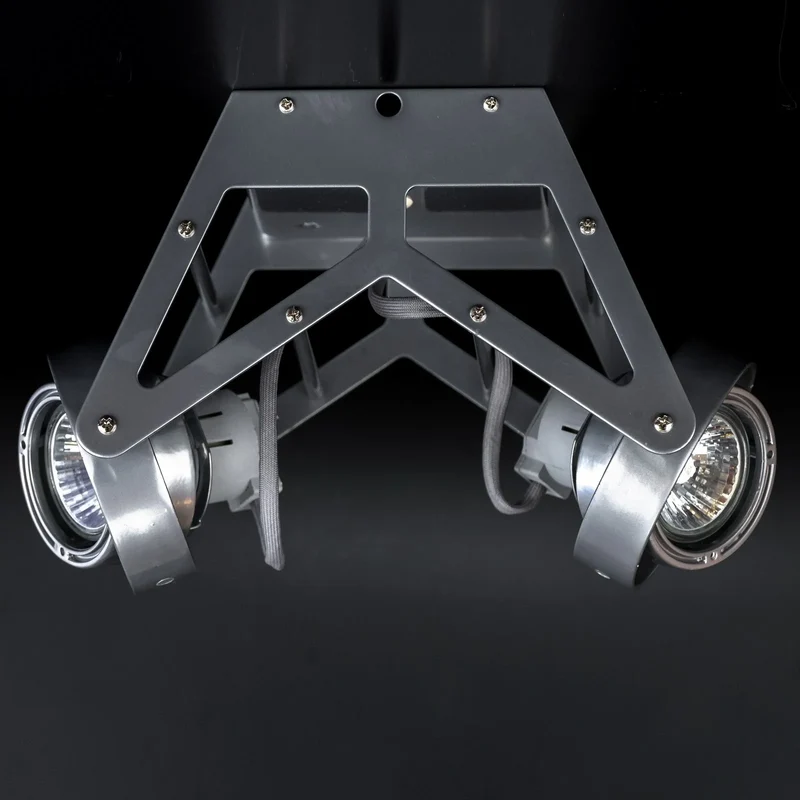 LED Deckenleuchte WAP 2-flammig GU10 kardanischer Deckenstrahler im Industrie-Design Made in Italy