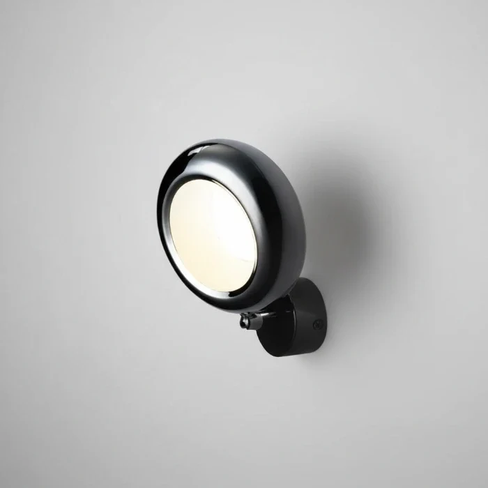 LED Wandleuchte rund weiß Aura Wall – Effektleuchte mit Lichtanimation