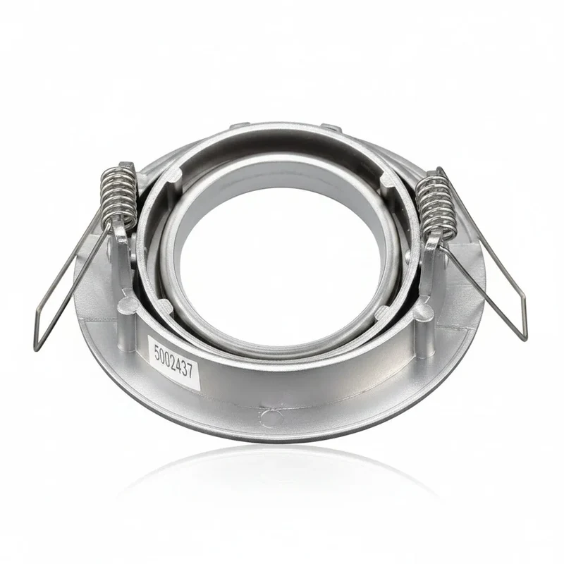 Glas LED Einbaustrahler GU10 6 W rund grün – dimmbar & schwenkbar – Einbauleuchte 230 V