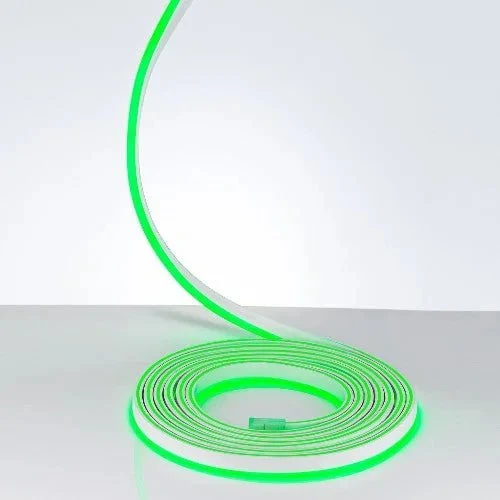 LED Neon Flex grün 6 m – Neon-Lichtband / Lichtschlauch IP44 230 V mit Stecker
