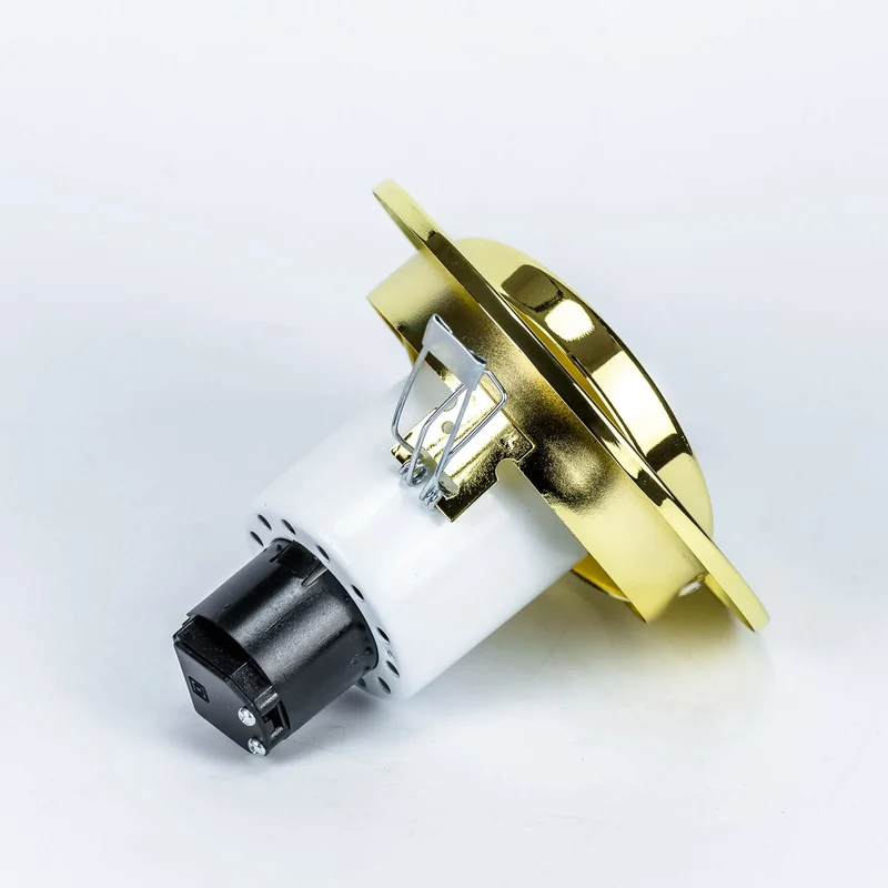 Venus Einbaustrahler Gold schwenkbar – E27 Fassung, rund, 230 V
