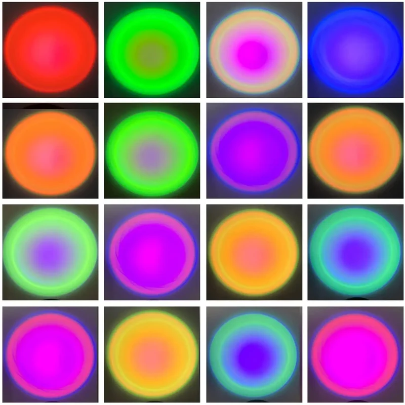 RGB Sonnenuntergang Projektionslampe für Stimmungslicht und Fotografie