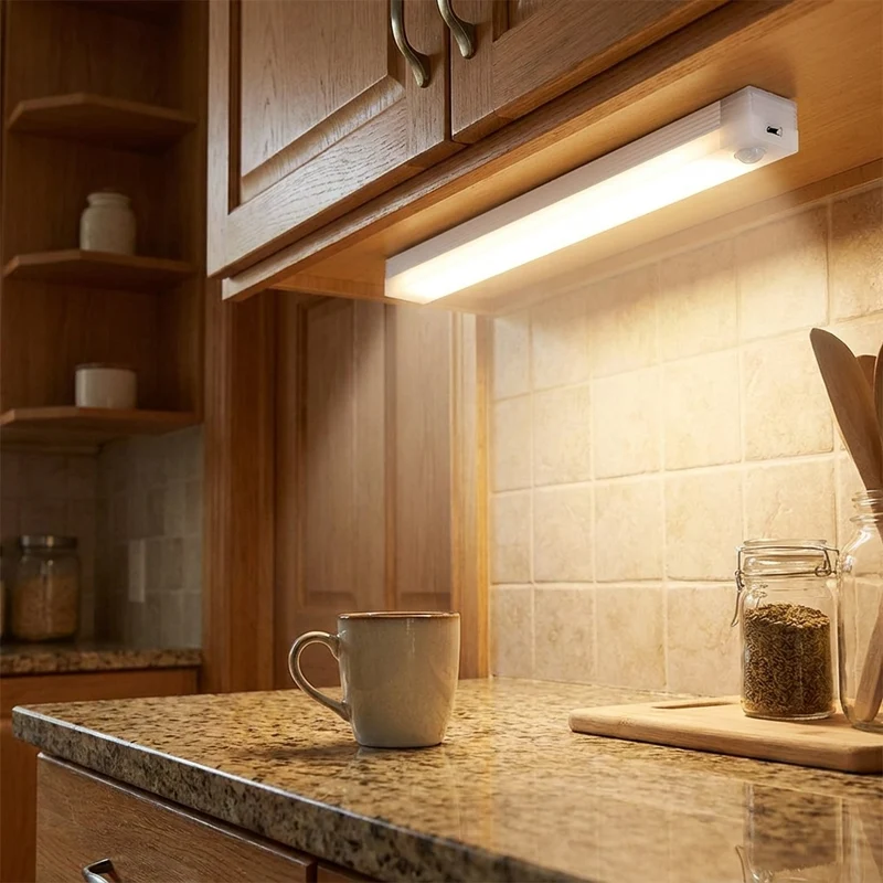 Kabellose LED Wandleuchte mit Bewegungsmelder für Küche und Kleiderschrank