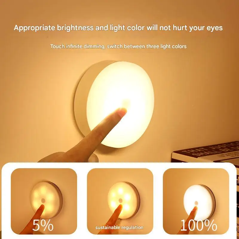 Magnetische Akku-Schreibtischlampe für Schüler, Studium und Nachttisch