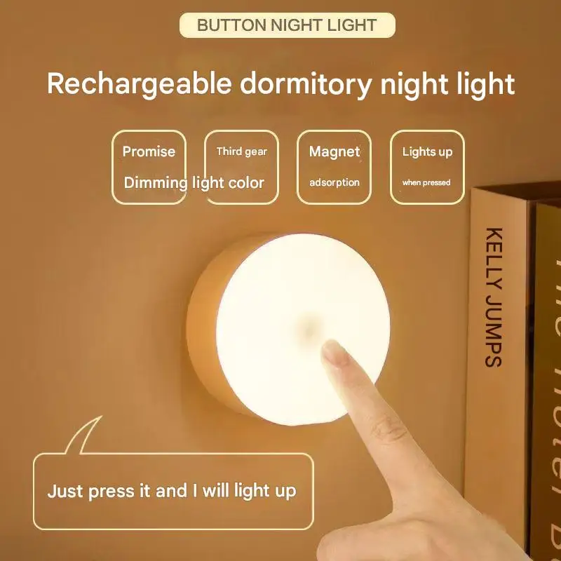 Magnetische Akku-Schreibtischlampe für Schüler, Studium und Nachttisch