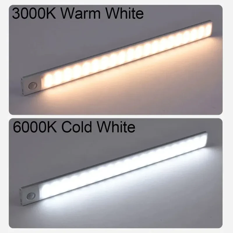 Kabellose LED Bewegungsmelder Unterbauleuchte für Küche, Schlafzimmer und Garderobe