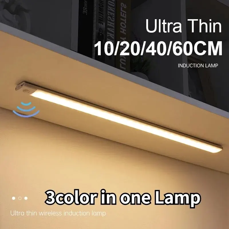 Kabellose LED Bewegungsmelder Unterbauleuchte für Küche, Schlafzimmer und Garderobe
