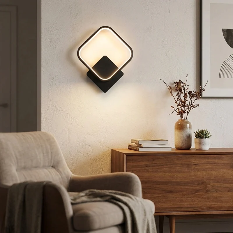 Moderne LED Wandleuchte für Schlafzimmer, Wohnzimmer und Flur