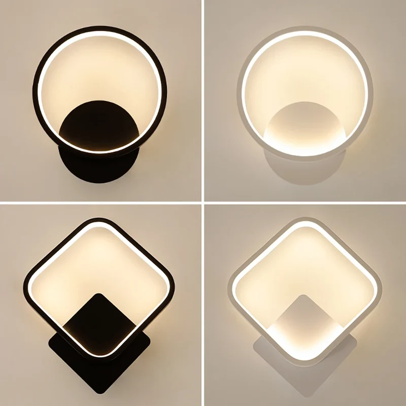 Moderne LED Wandleuchte für Schlafzimmer, Wohnzimmer und Flur