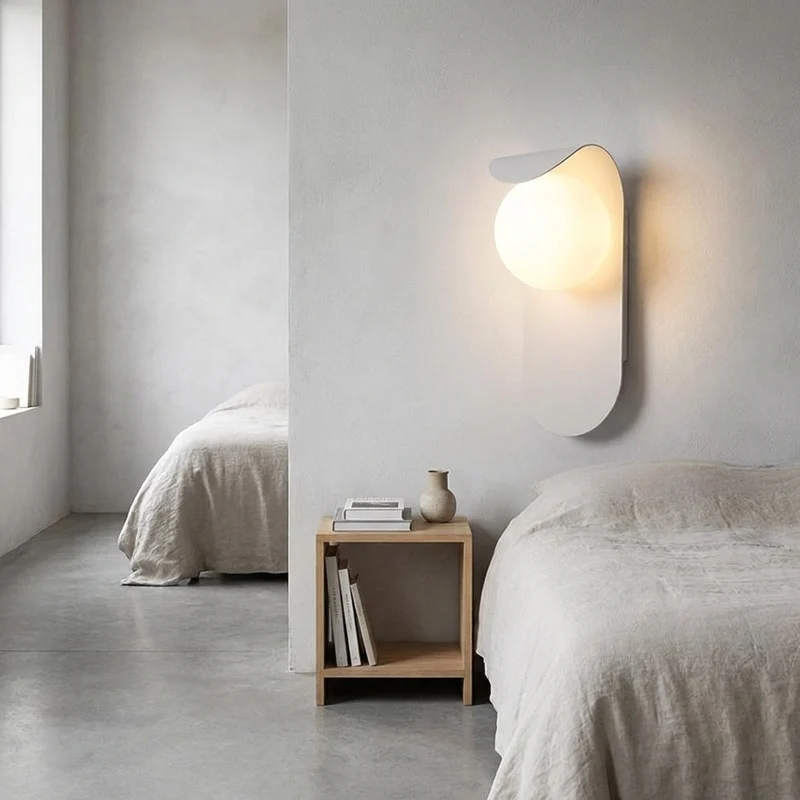 Moderne LED Wandlampe für Flur und minimalistisches Schlafzimmer