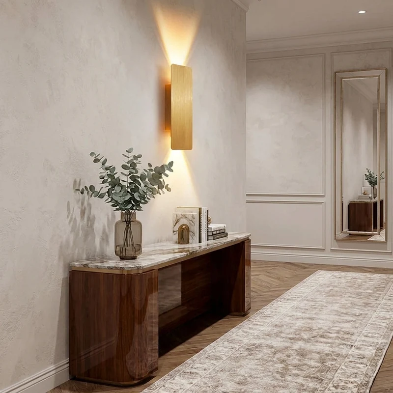 Moderne LED Wandlampe für Schlafzimmer und elegante Flurbeleuchtung