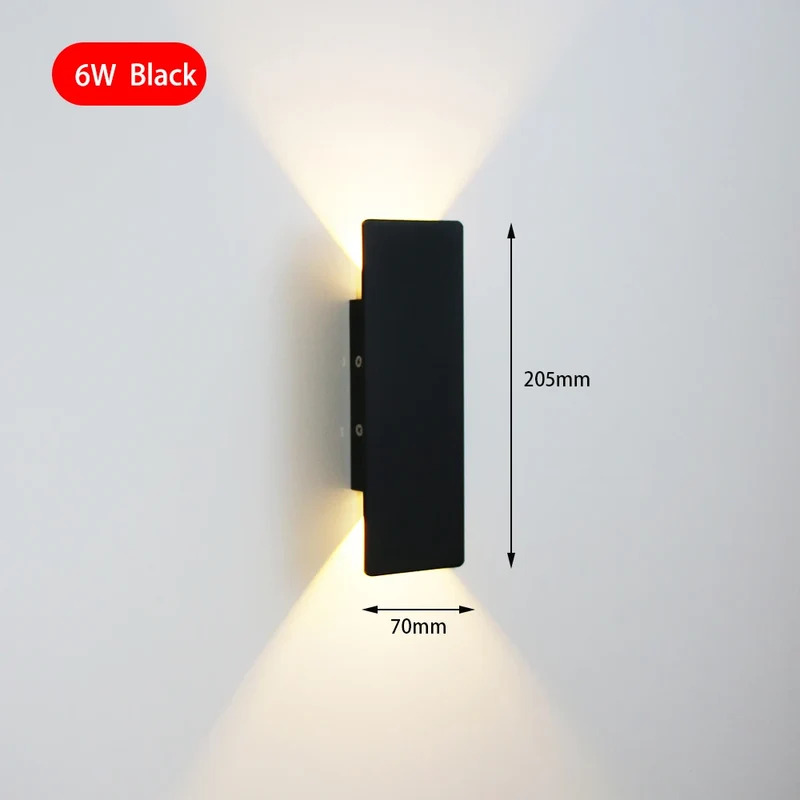 Moderne LED Wandlampe für Schlafzimmer und elegante Flurbeleuchtung