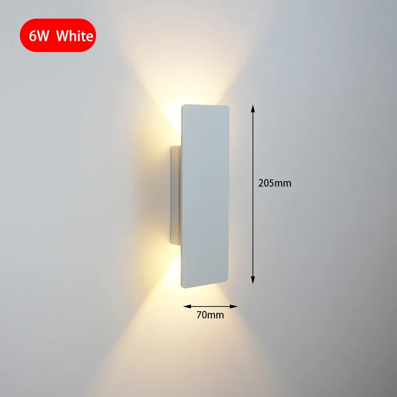 Moderne LED Wandlampe für Schlafzimmer und elegante Flurbeleuchtung