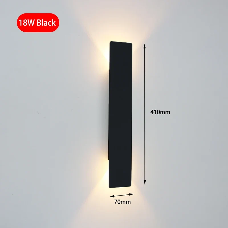 Moderne LED Wandlampe für Schlafzimmer und elegante Flurbeleuchtung