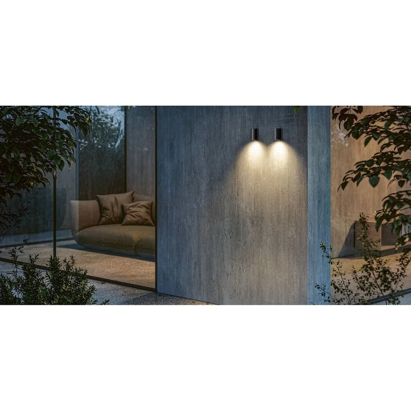 IP44 - Wandleuchte Scap one anthrazit LED