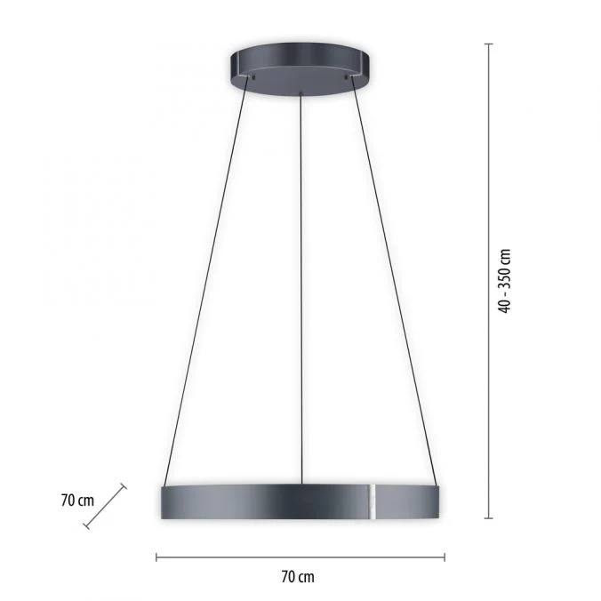 Pendelleuchte E-Clipse elektrisch