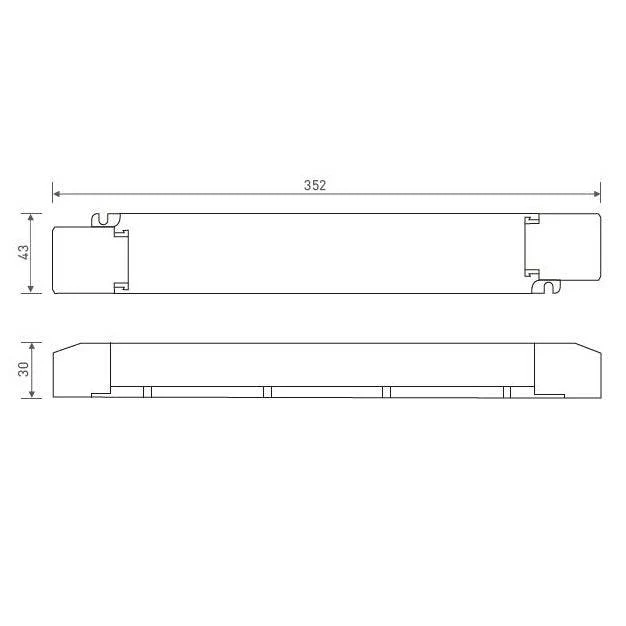 Phasenabschnittsdimmbarer Trafo 24V DC