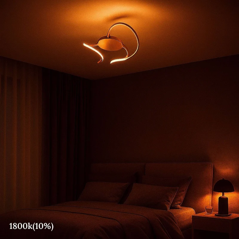 LED Deckenleuchte Scia Warmdim