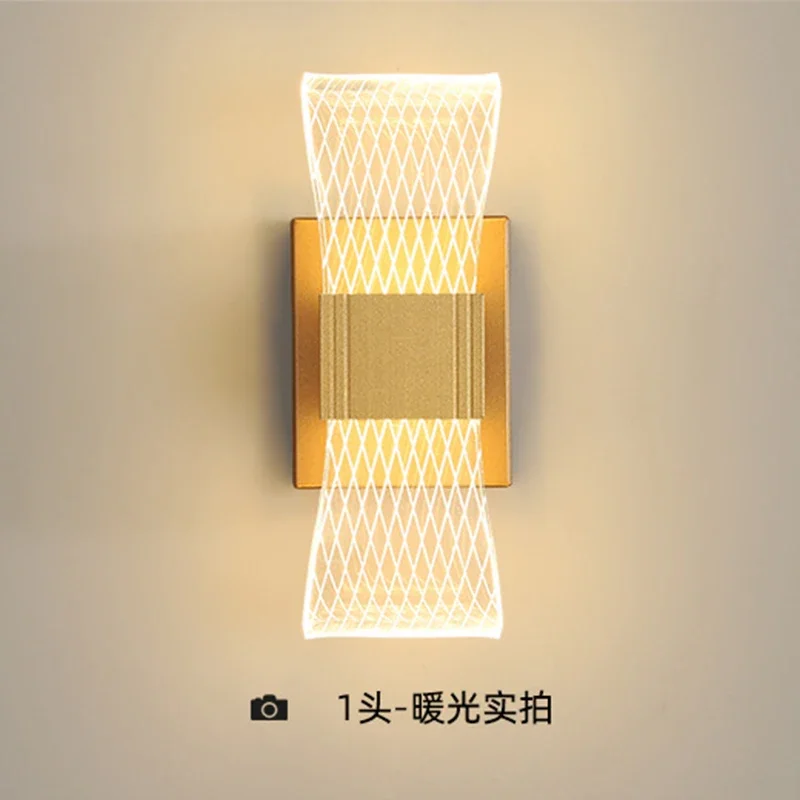 Nordische Aluminium LED Wandleuchte für modernes Wohnzimmer und Schlafzimmer
