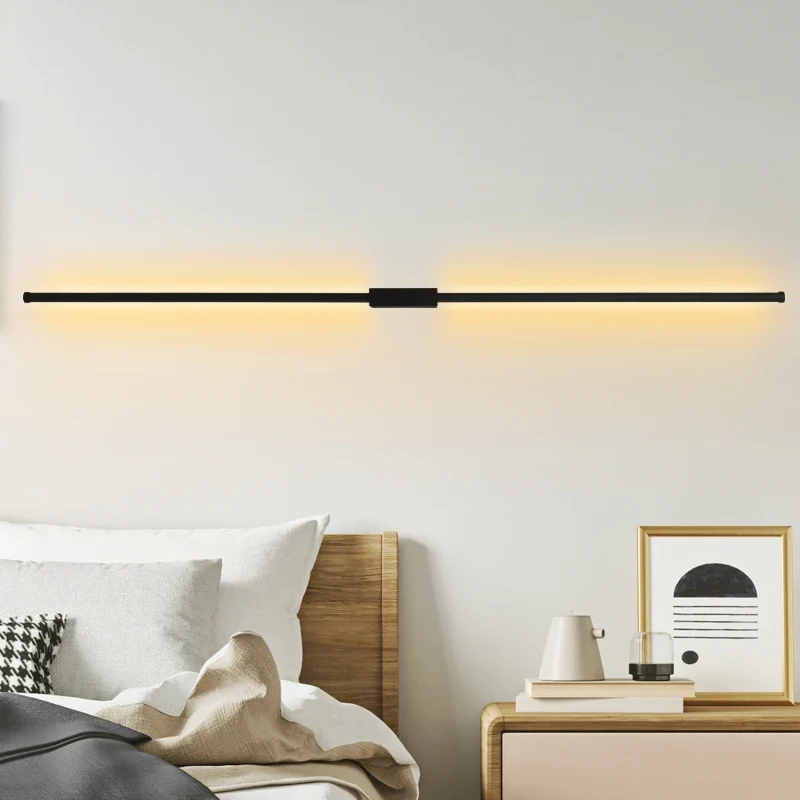 Nordische Minimalistische LED Wandleuchte für Schlafzimmer und Wohnzimmer
