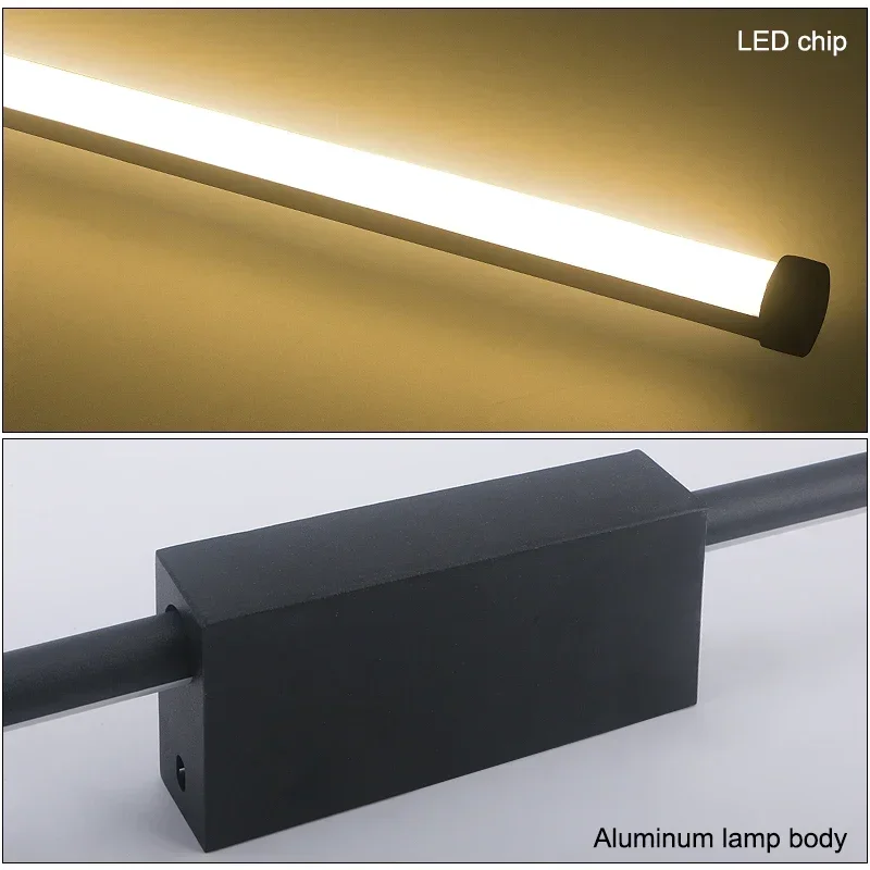 Nordische Minimalistische LED Wandleuchte für Schlafzimmer und Wohnzimmer