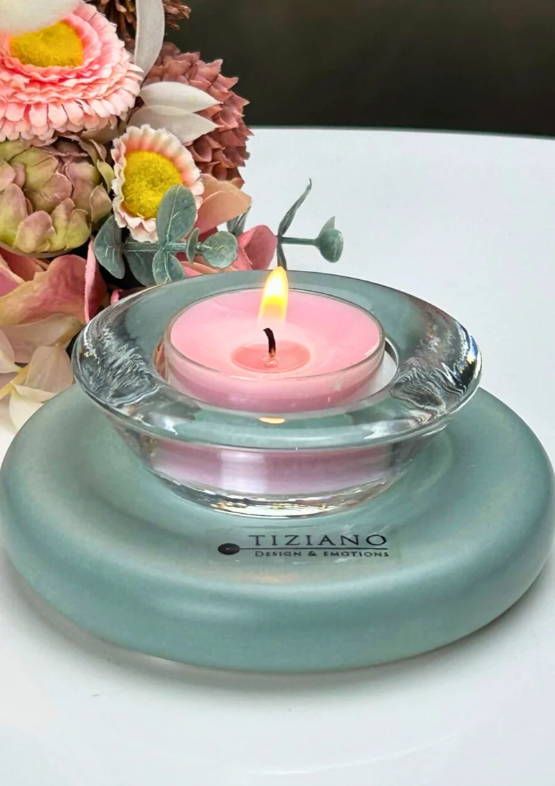 Tischlicht Lumina Laguna mit Glas Trixy klar