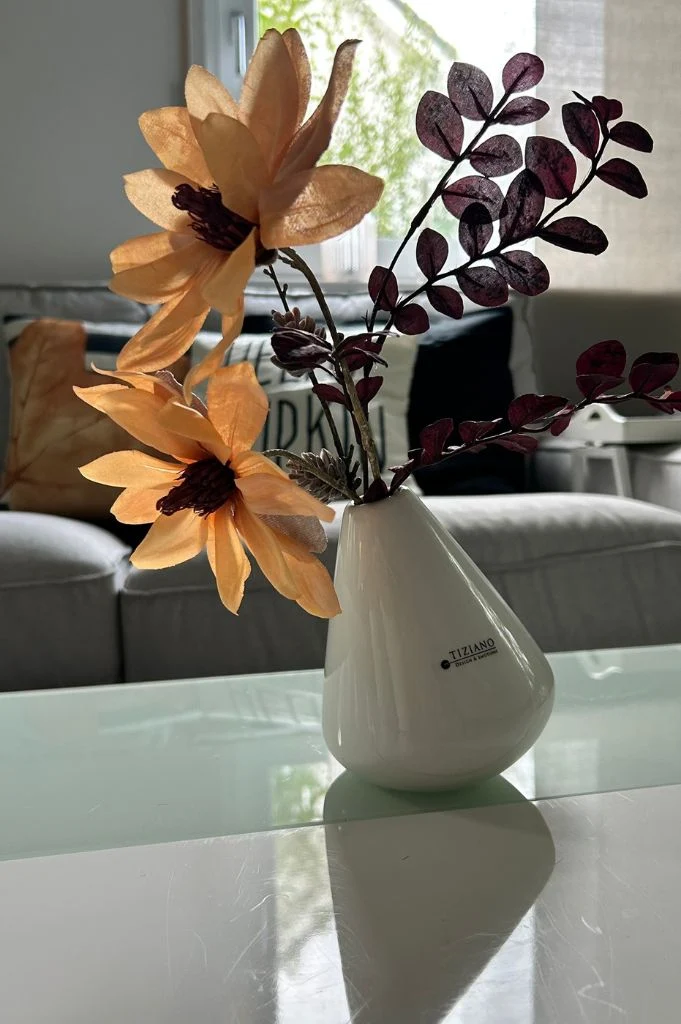 Vase schräg Vallina links 13cm