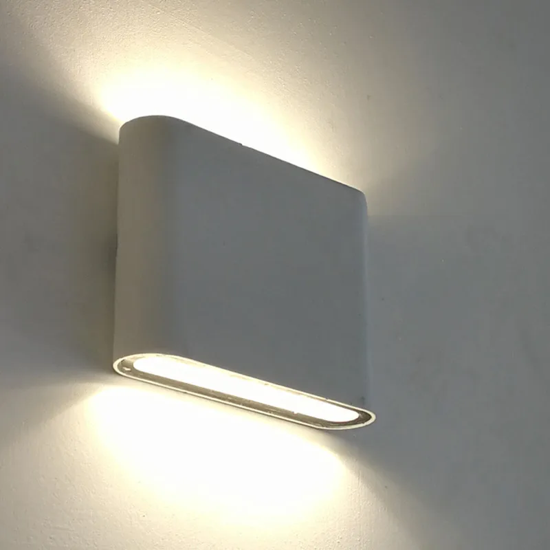 Moderne LED Wandleuchte Aluminium für Innen und Außen Architektur