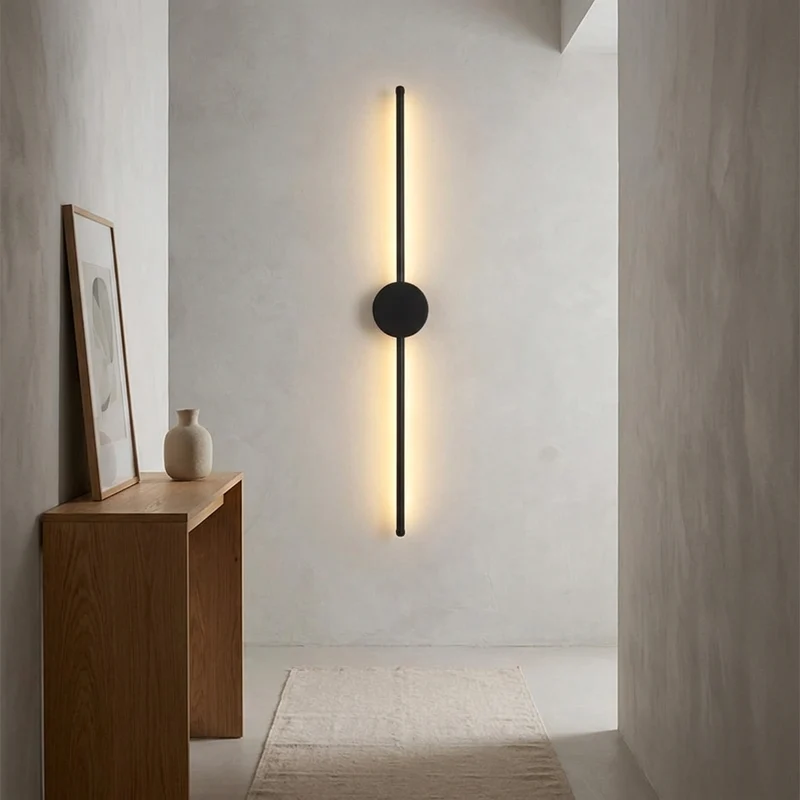 Moderne Minimalistische LED Wandleuchte für Schlafzimmer und Flur Deko