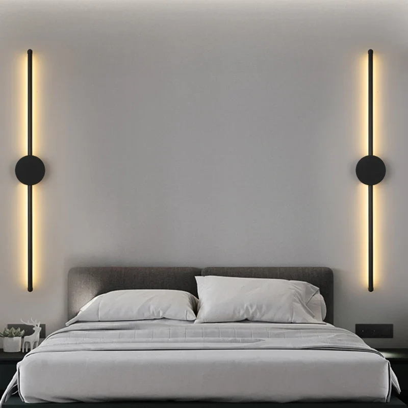 Moderne Minimalistische LED Wandleuchte für Schlafzimmer und Flur Deko