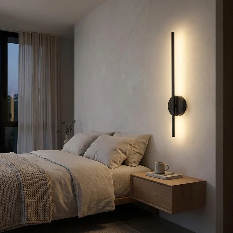 Moderne Magnetische Wiederaufladbare LED Wandleuchte für Wohnzimmer und Flur