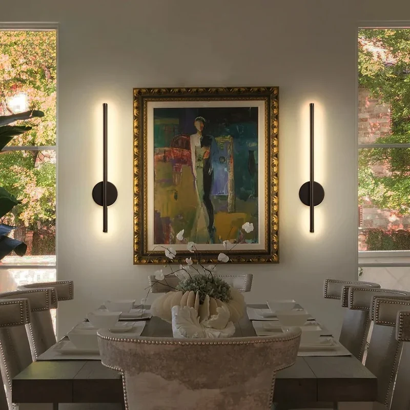 Moderne Magnetische Wiederaufladbare LED Wandleuchte für Wohnzimmer und Flur
