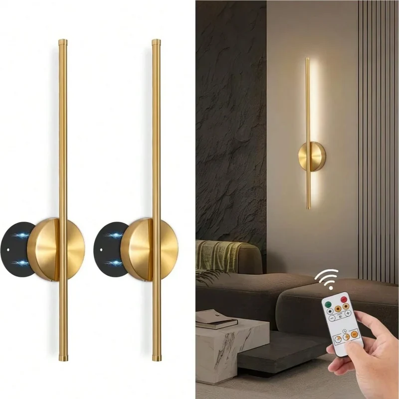 Moderne Magnetische Wiederaufladbare LED Wandleuchte für Wohnzimmer und Flur