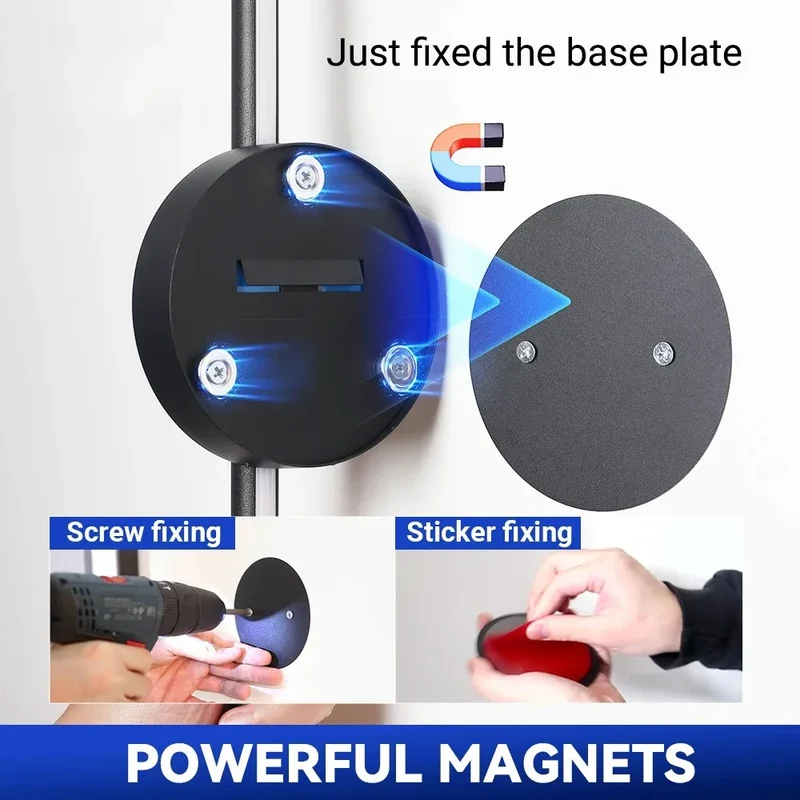 Moderne Magnetische Wiederaufladbare LED Wandleuchte für Wohnzimmer und Flur
