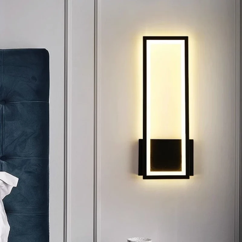 Moderne LED Wandleuchte für Schlafzimmer Nachttisch und Wohnzimmer