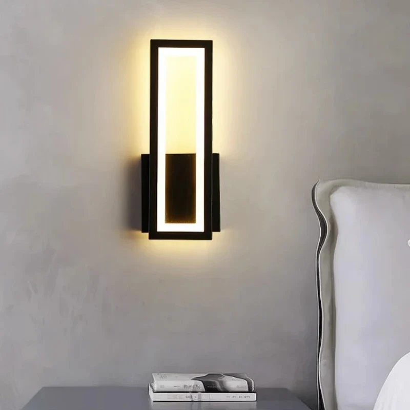 Moderne LED Wandleuchte für Schlafzimmer Nachttisch und Wohnzimmer