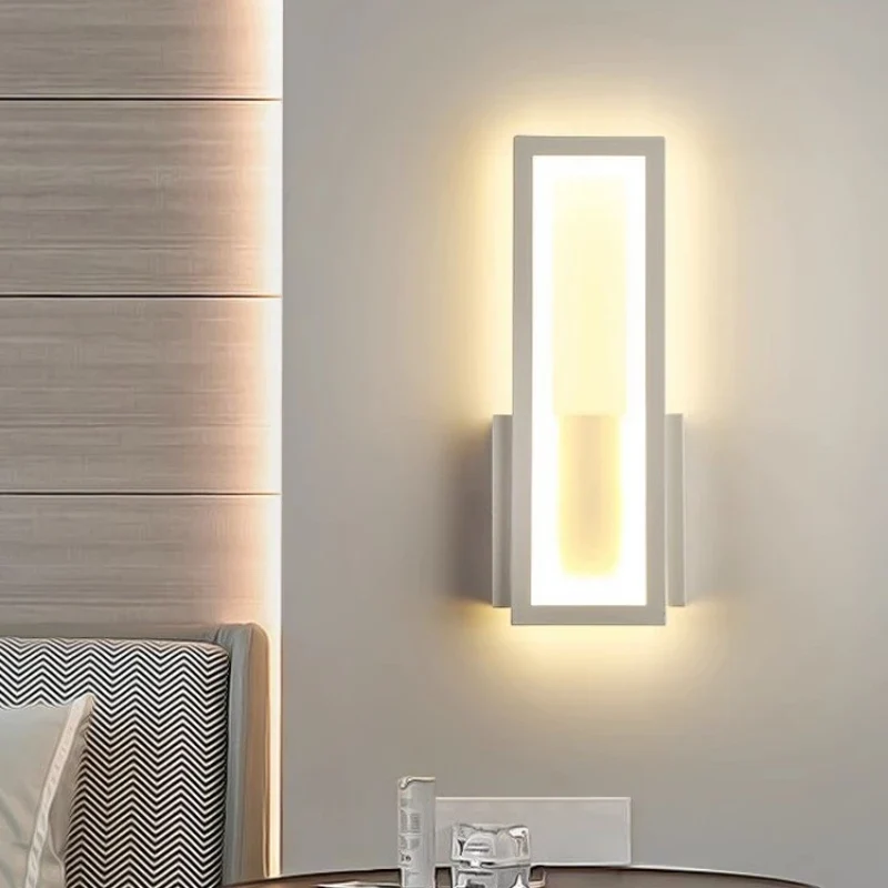 Moderne LED Wandleuchte für Schlafzimmer Nachttisch und Wohnzimmer