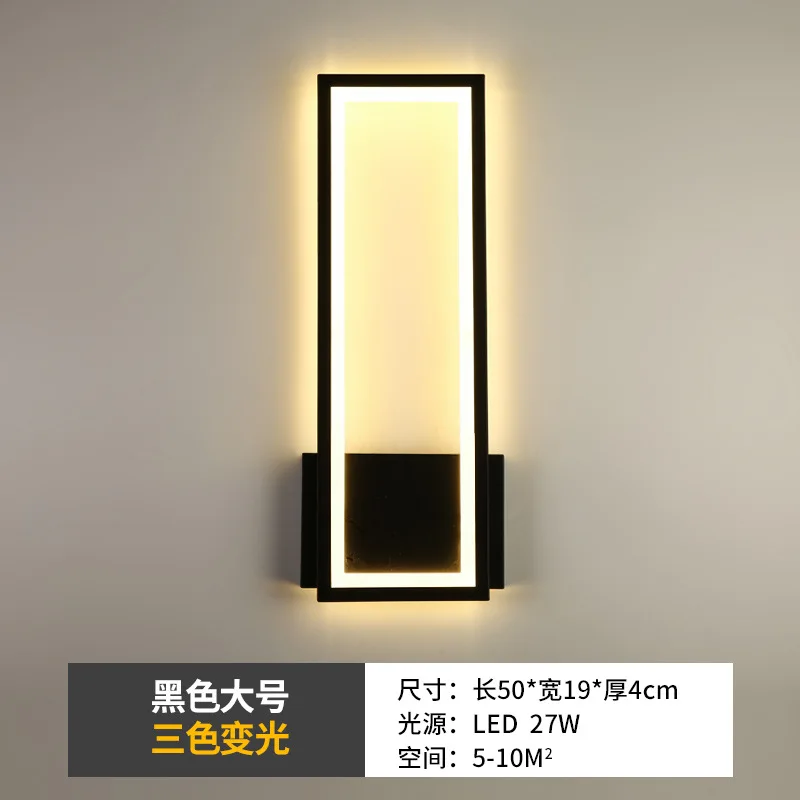 Moderne LED Wandleuchte für Schlafzimmer Nachttisch und Wohnzimmer