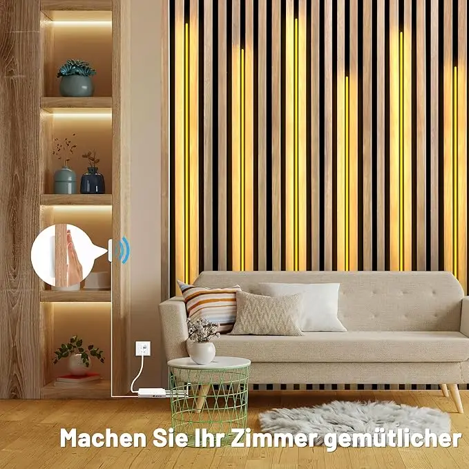Dimmbare LED Wandakzentleuchte für moderne Regale und Schlafzimmer