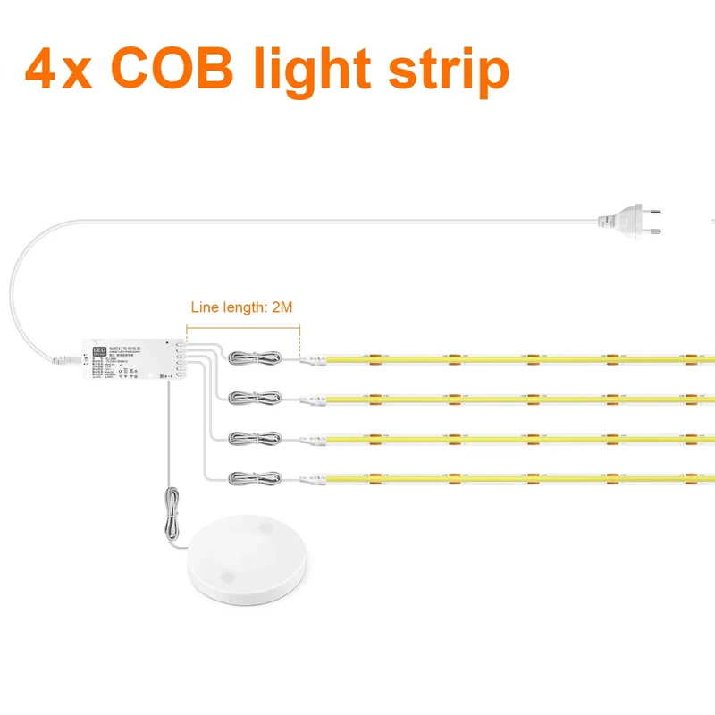Dimmbare LED Wandakzentleuchte für moderne Regale und Schlafzimmer