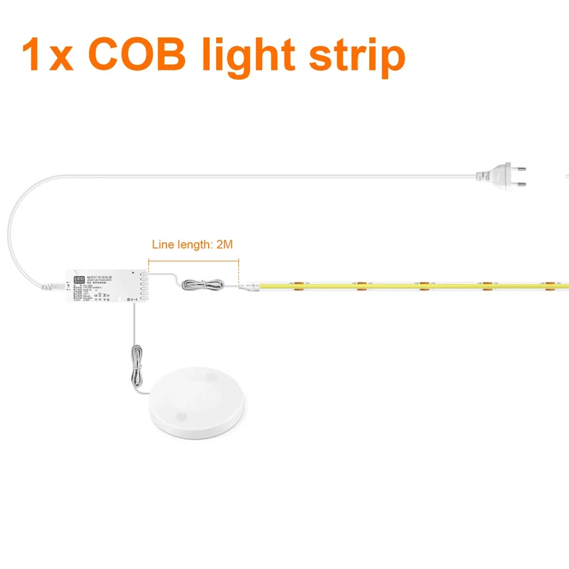 Dimmbare LED Wandakzentleuchte für moderne Regale und Schlafzimmer