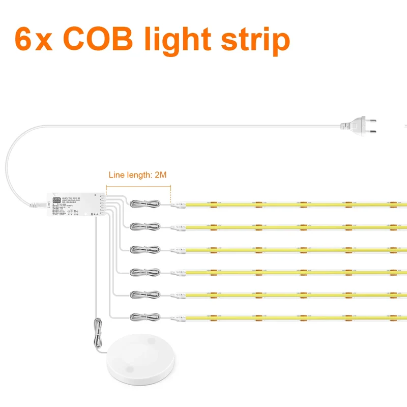 Dimmbare LED Wandakzentleuchte für moderne Regale und Schlafzimmer