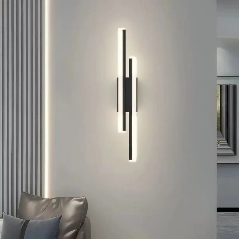 Moderne Kupfer Wandleuchte mit Acryl-Schirm für Wohnzimmer und Flur