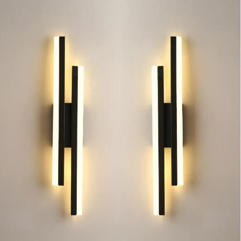 Moderne Kupfer Wandleuchte mit Acryl-Schirm für Wohnzimmer und Flur