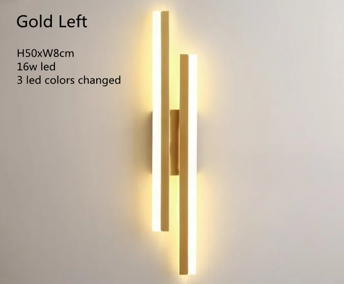 Moderne Kupfer Wandleuchte mit Acryl-Schirm für Wohnzimmer und Flur