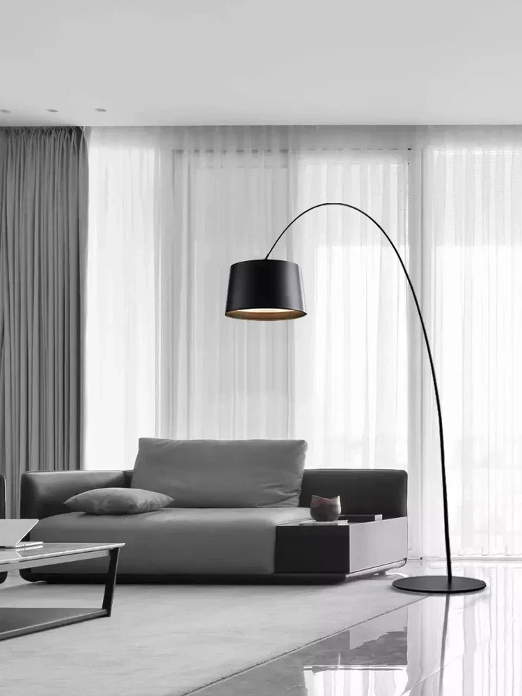Moderne Bogenlampe aus Aluminium für Wohnzimmer und Schlafzimmer