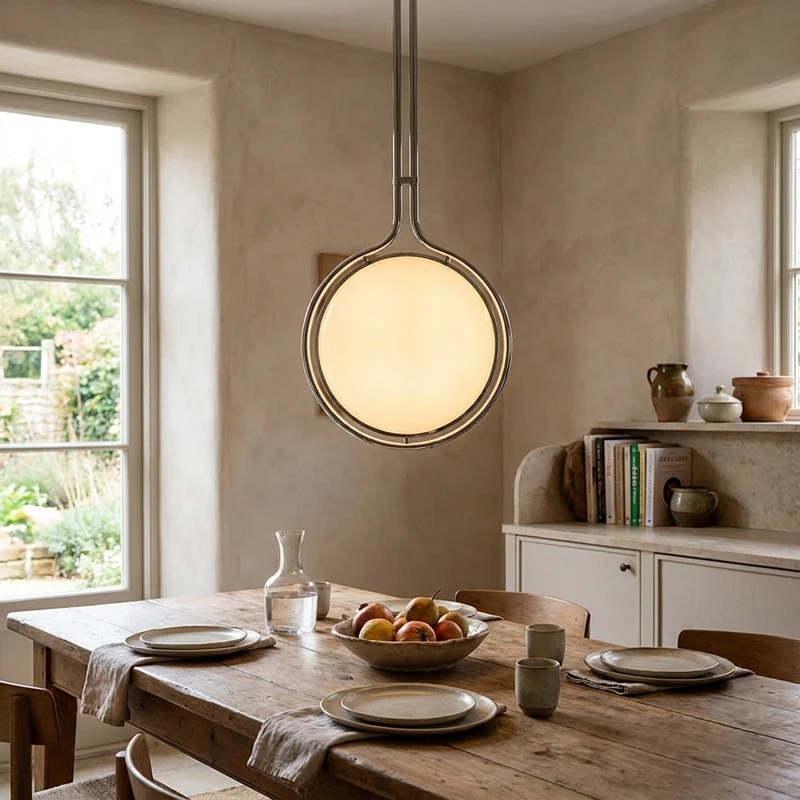 LED Stehlampe mit Kugelschirm aus Edelstahl und Acryl für Wohnzimmer