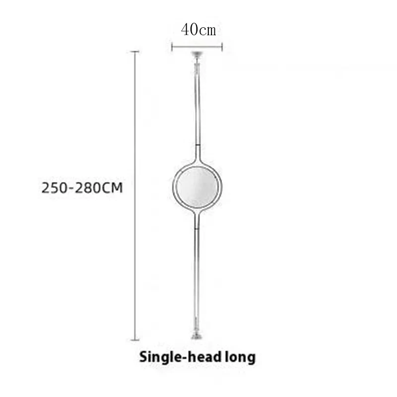 LED Stehlampe mit Kugelschirm aus Edelstahl und Acryl für Wohnzimmer